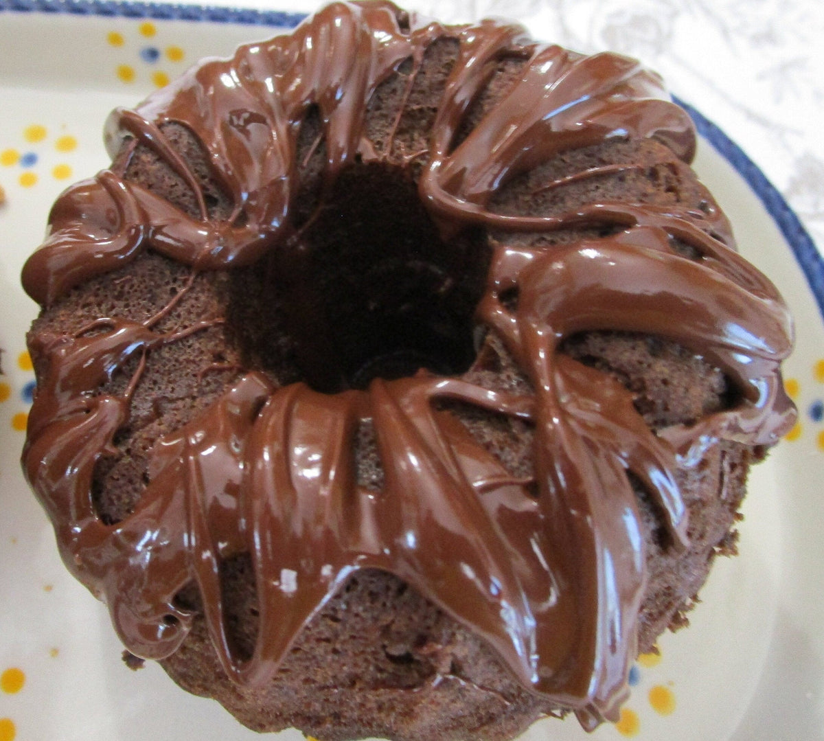 Chocolate Bundt Cake, Gluten Free, Dairy Free, Egg Free, No refined Sugar, Vegan, Nut Free, Birthday, Mother's Day, Spring, Graduation, Flav