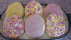 Easter Sugar Cookies, Iced, Gluten Free, Vegan, Egg Free, Dairy Free, Nut free, School Safe, Natural Sprinkles, Gift, Peeps, Basket, Bunny