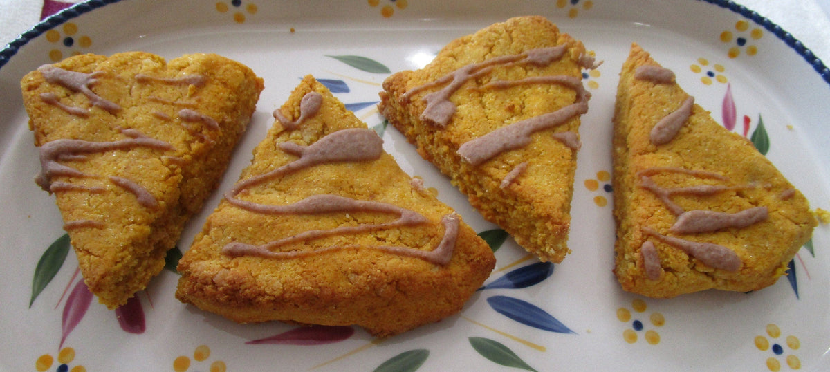 KETO Scones, Pumpkin Spice, Gluten Free, Dairy Free, Vegan, Grain Free, Sugar Free, Holiday Brunch, Christmas Gifts, Low Carb Fiber Snack