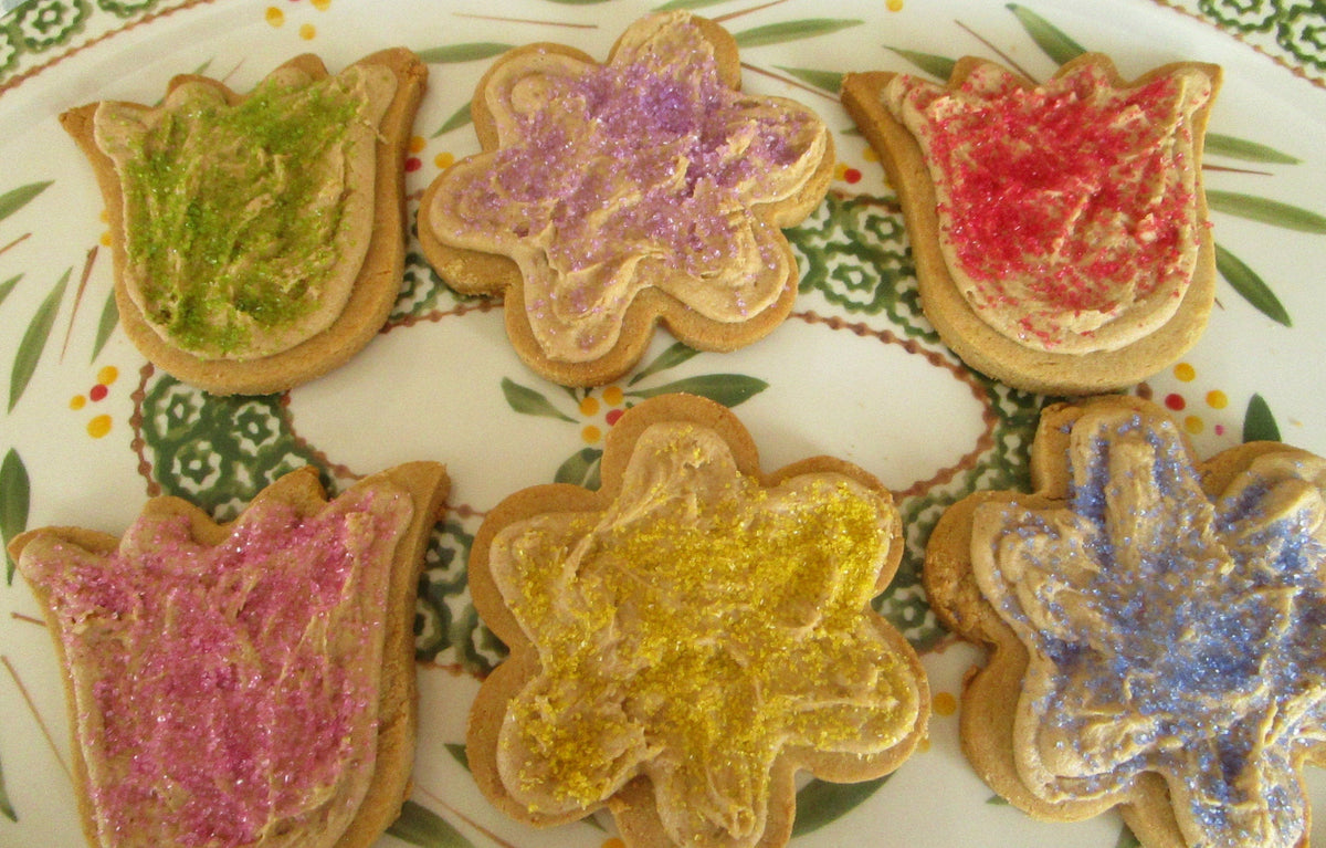AIP Paleo Cookie, Maple Frosted, Grain Free, Dairy Free, Egg Free, Wedding, Birthday Gift, Tulip, Daisy, Holiday Gifts, Autoimmune Protocol
