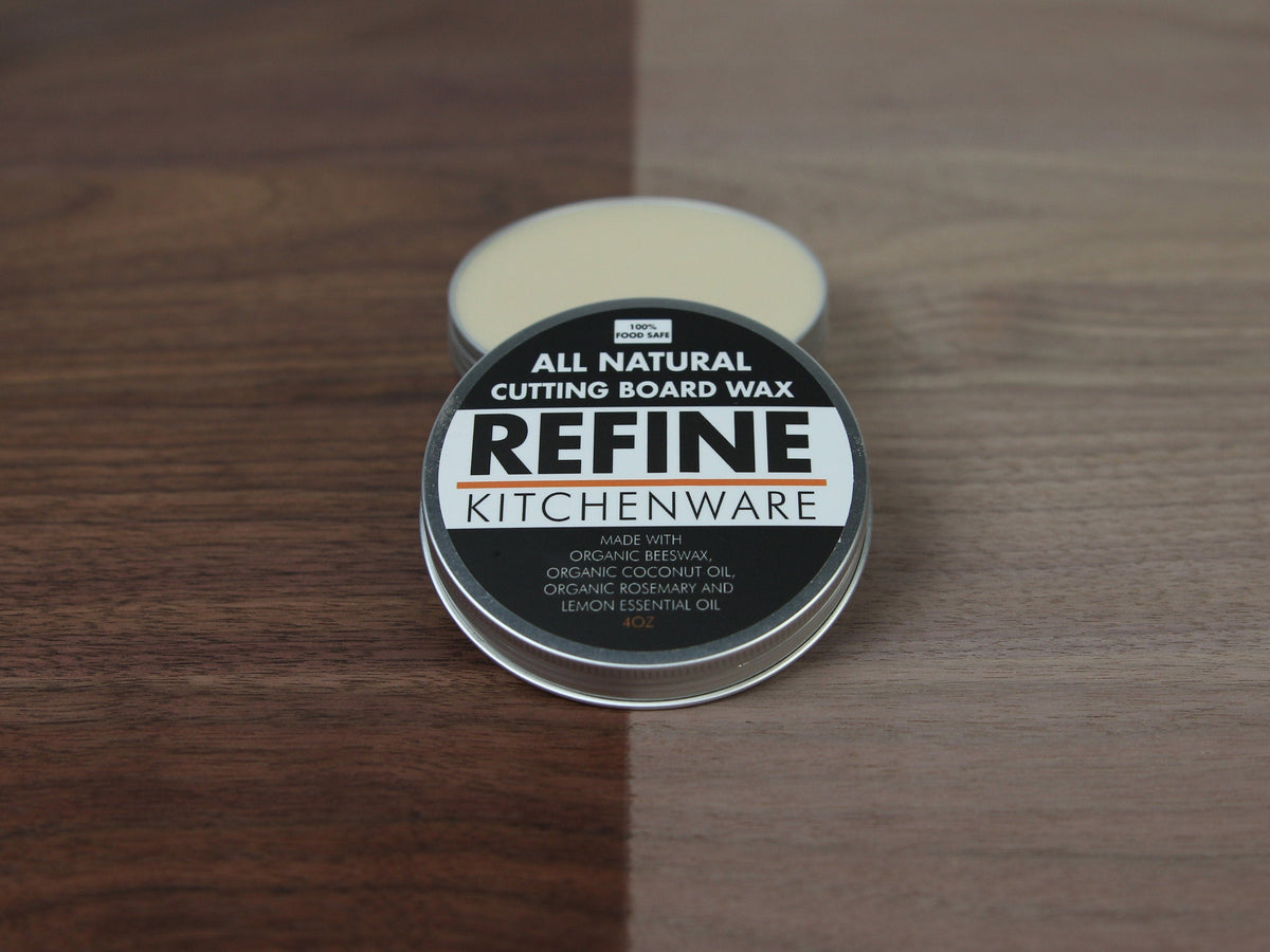 All Natural Cutting Board Wax, Handmade in the USA With Organic Coconut Oil and Organic Beeswax