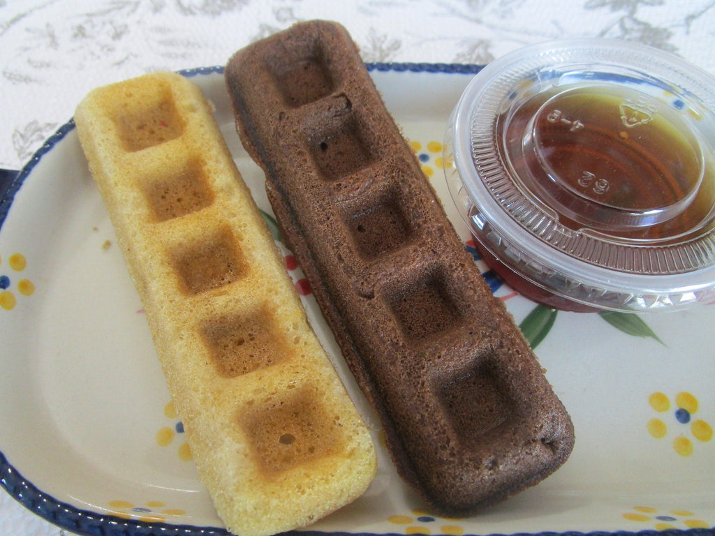 Gluten Free Donut Waffle Sticks, Dairy Free, Egg Free, Vegan, Vanilla, Chocolate, Portable Breakfast, Kid Friendly Treats, School Safe snack