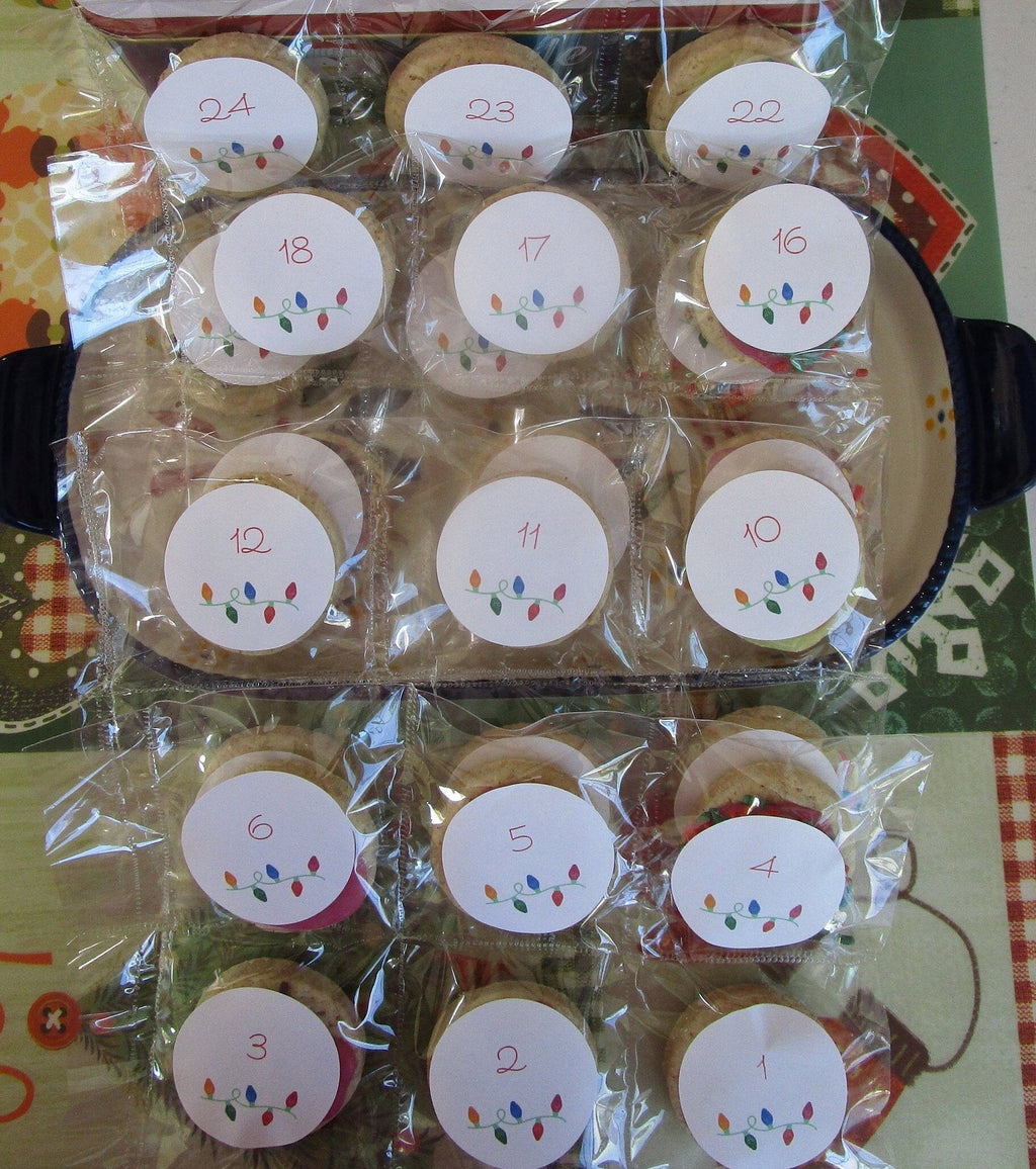 Gluten Free Cookie Advent Calendars, Dairy Free, Egg Free, Nut Free, Vegan, Christmas Tradition Countdown, Kids Holiday Gifts, Iced Sugar