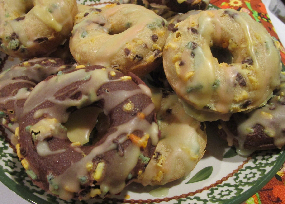 Gluten Free Donuts, Dairy Free, Egg Free, Vegan, Peanut Free, Halloween, Harvest, Thanksgiving, Fall, Schools Safe, Class Parties, Holidays