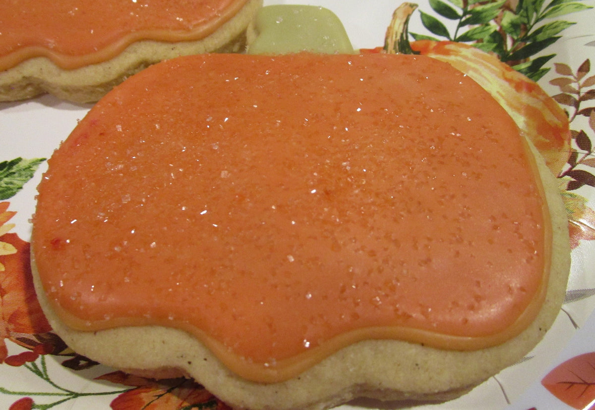 Gluten Free Sugar Cookie, Pumpkins, Dairy Free, Egg Free, Vegan, Nut Free, School Snacks, Party Favor, Halloween treats, Thanksgiving Gifts
