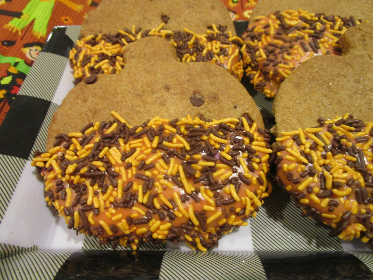 Gluten Free Chocolate Chip Cookies, Pumpkin, Dairy Free, Egg Free, Vegan, Nut Free, School Safe Snacks, Halloween Treats, Thanksgiving Gift