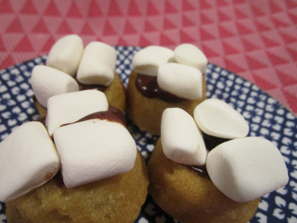 Gluten Free Smores Mini Donut Ring, Dairy Free, Egg Free, Vegan, Marshmallow treat, School Safe Snacks, Nut Free, Birthday sweets, Halloween