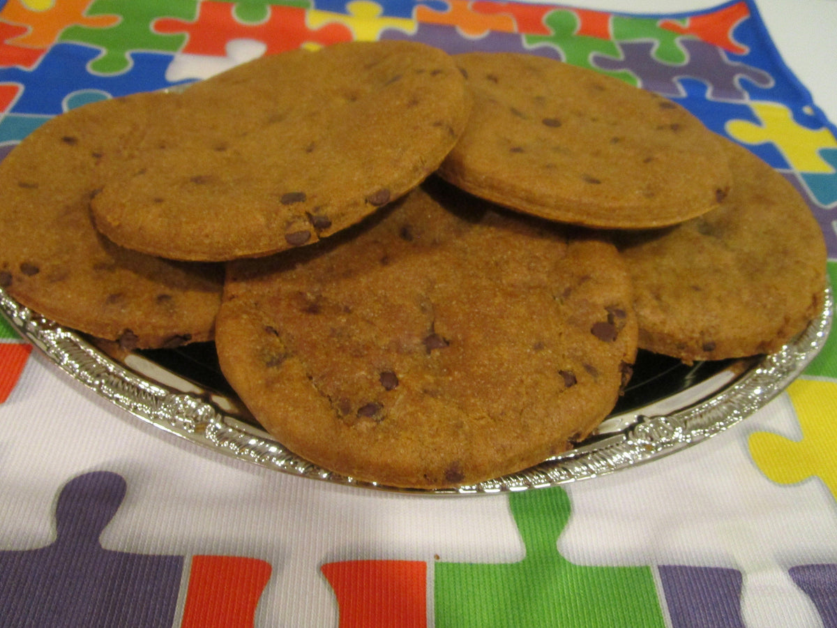 Gluten Free Chocolate Chip Cookie, Dairy Free, Egg Free, Nut Free, Vegan, School Safe, Birthday Gift, low sugar kids snack, Holiday Exchange