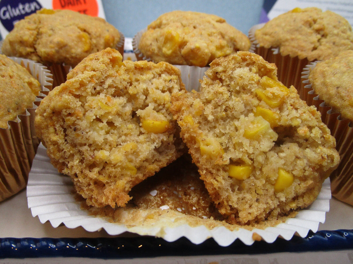 Gluten Free Corn Muffins, Dairy Free, Vegan, Egg Free, Coconut Free, Maple Sugar, Low Fat, Southern Comfort Sweet Cornbread, Thanksgiving