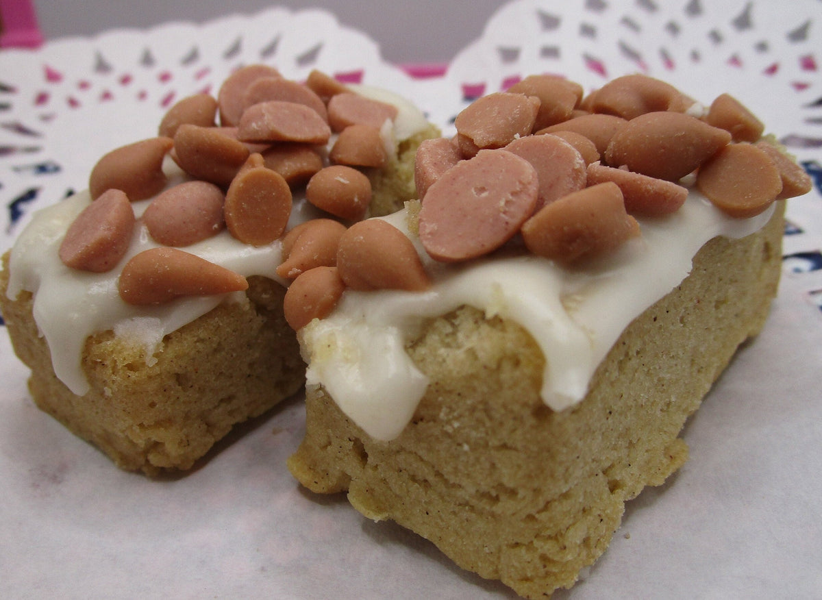 Gluten Free Salted Caramel Cookie Bars, Dairy Free, Egg Free, Vegan, School Safe, Nut Free, Sweet & Salty Snack, Birthday, Halloween candy