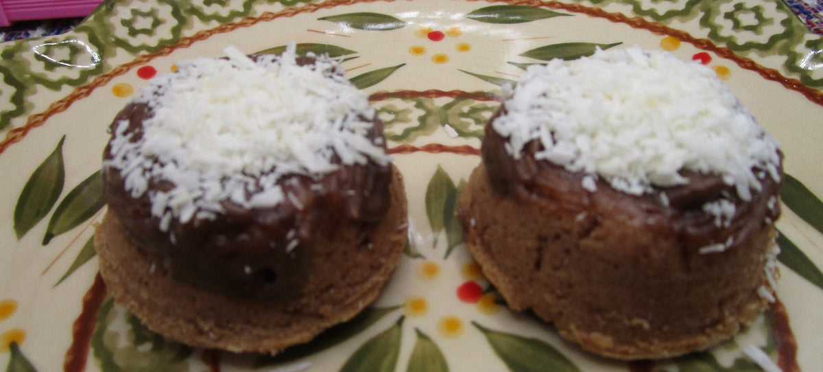 AIP Paleo Carob Coconut Ring, Gluten Free, Dairy Free, Vegan, Egg Free, Nut Free, Grain Free Macaroons, Autoimmune Protocol, Coconut Sugar