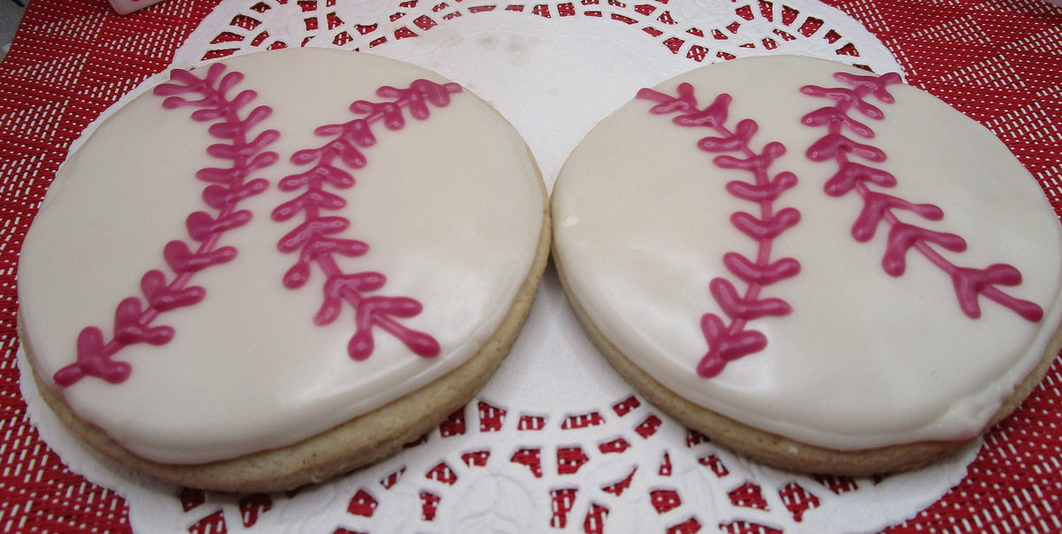Gluten Free Sugar Cookies, Baseball, Dairy Free, Egg Free, Nut Free, Vegan, Little League, Sports, Birthday Gift, Party Favor, Custom Orders