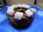 Smores Chocolate Donut, Gluten Free, Dairy Free, Egg Free, Glazed, Vegan, Nut Free, School Safe, Birthday Party, Marshmallow, Camp Fire Fun