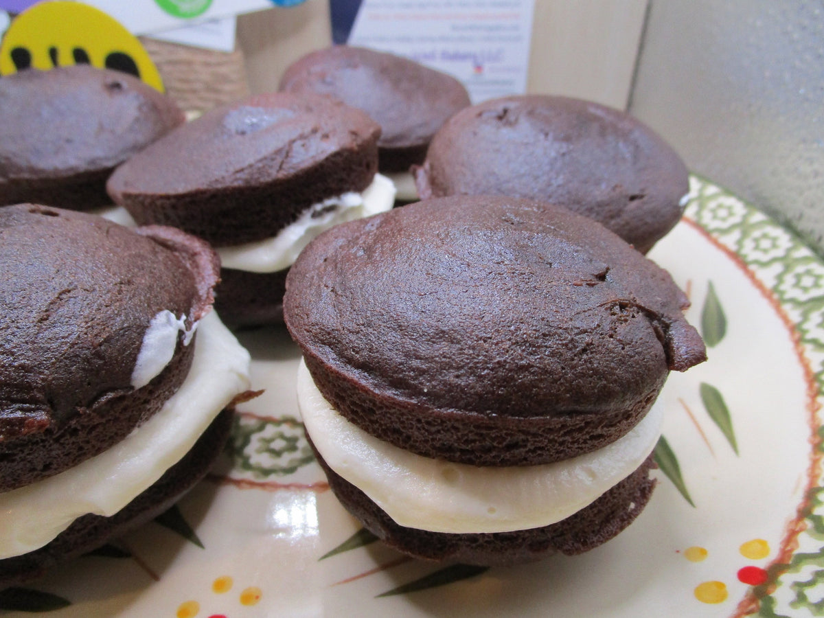 Dubai Whoopie Pies, Sugar Free, Gluten Free, Dairy Free, Egg Free, Vegan, Nut Free, Erythritol Free, Birthday Desserts, Holiday Gifts,