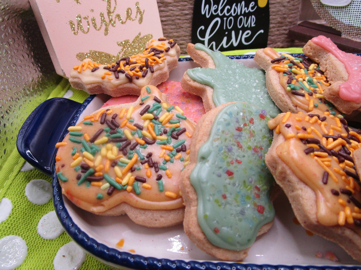 Gluten Free Halloween Sugar Cookies, Dairy Free, Egg Free, Natural Sprinkles, School Safe, Peanut Free, Classroom Party Treats,