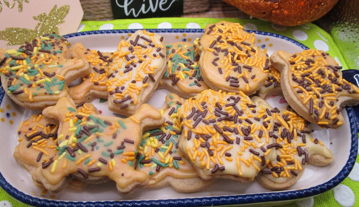 Gluten Free Halloween Sugar Cookies, Dairy Free, Egg Free, Natural Sprinkles, School Safe, Peanut Free, Classroom Party Treats,