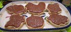 Gluten Free Sugar Cookies, Iced, Vegan, Dairy Free, Allergy Friendly, School Safe, No Artificial Dyes, Thanksgiving Cookies, Peanut Free
