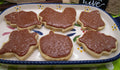 Gluten Free Sugar Cookies, Iced, Vegan, Dairy Free, Allergy Friendly, School Safe, No Artificial Dyes, Thanksgiving Cookies, Peanut Free