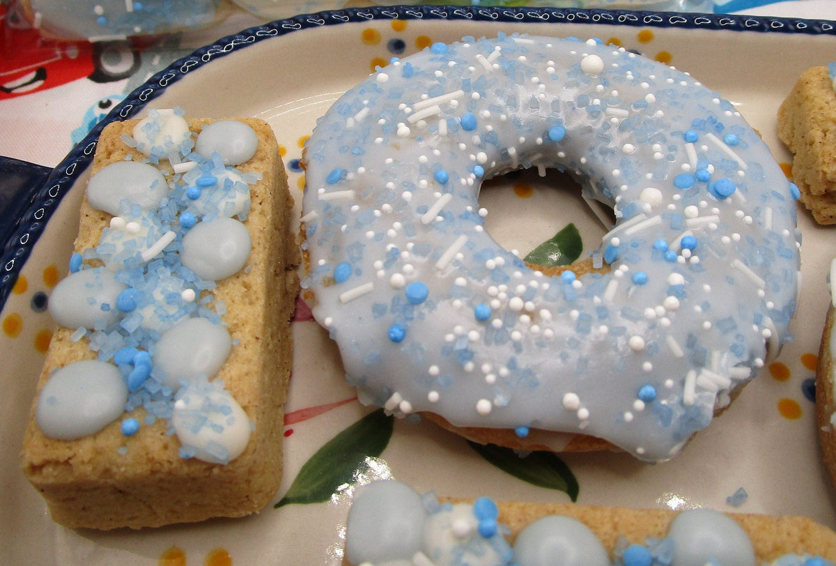 Donuts, Gluten Free, Dairy Free, Egg Free, Boy, Girl, Baby Shower, Vanilla, Chocolate, Vegan, Organic, Baby Reveal, Custom Order, Cookie Bar