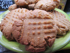 Gluten Free Peanut Butter Cookie, Dairy Free, Egg Free, Vegan, Maple Sugar, Birthday Gift, Chewy, Sweet& Salty Snack, Vegan, Cookie Exchange