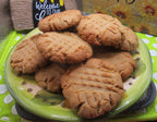 Gluten Free Peanut Butter Cookie, Dairy Free, Egg Free, Vegan, Maple Sugar, Birthday Gift, Chewy, Sweet& Salty Snack, Vegan, Cookie Exchange