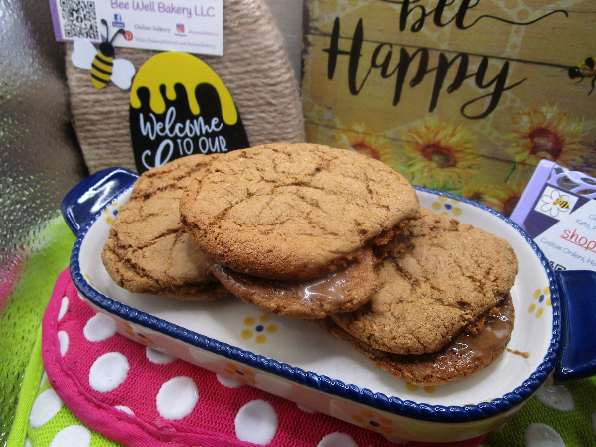 AIP Paleo, Cinnamon Tiger Nut Butter Cookie Sandwich, Grain Free, Gluten Free, Dairy Free, Egg Free, Autoimmune Protocol, Soft Baked, Vegan