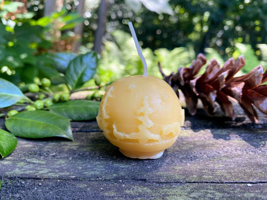 Starry Night Ball Beeswax Candle