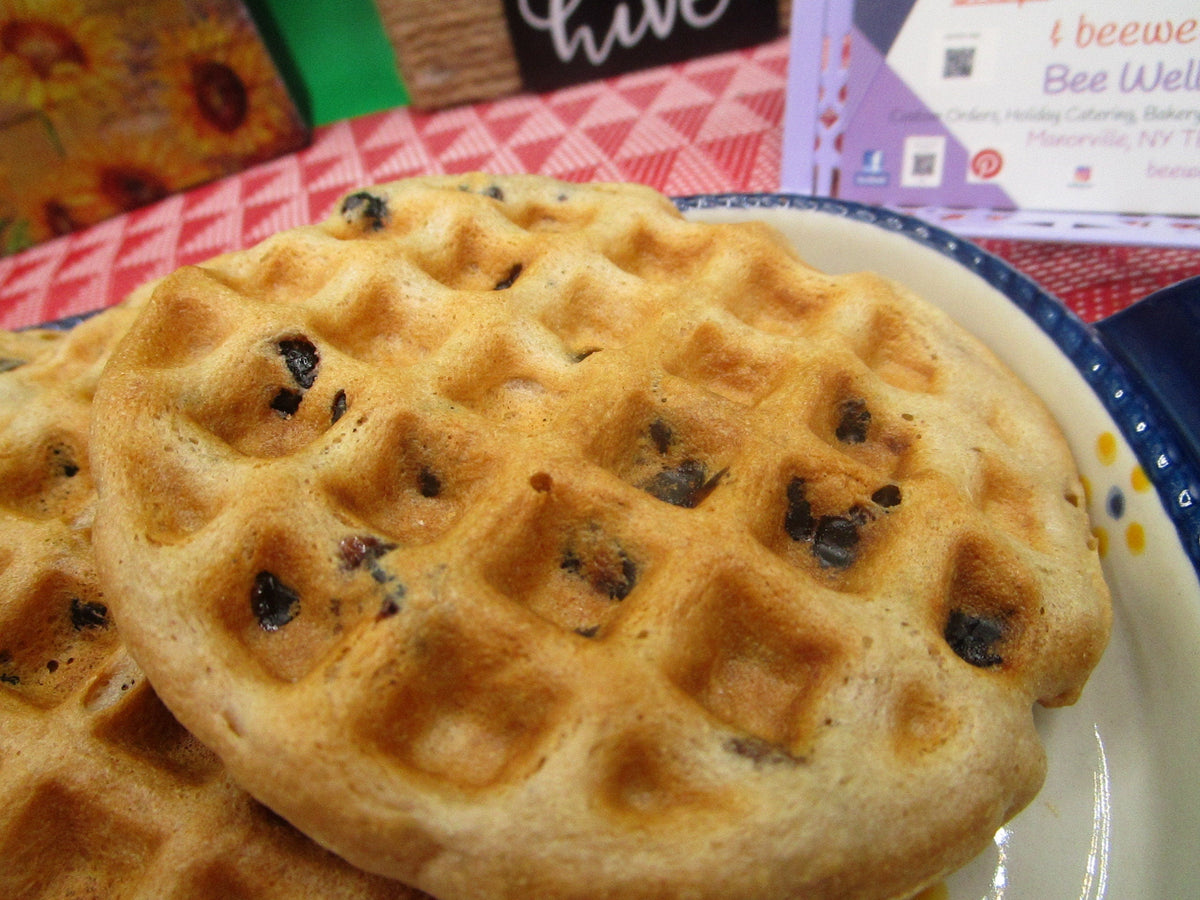 Grain Free Cherry Waffles, AIP Paleo, Gluten Free, Vegan, Egg Free, Dairy Free, Ready to go, No added Sugar, Mother's Day Breakfast, Gift