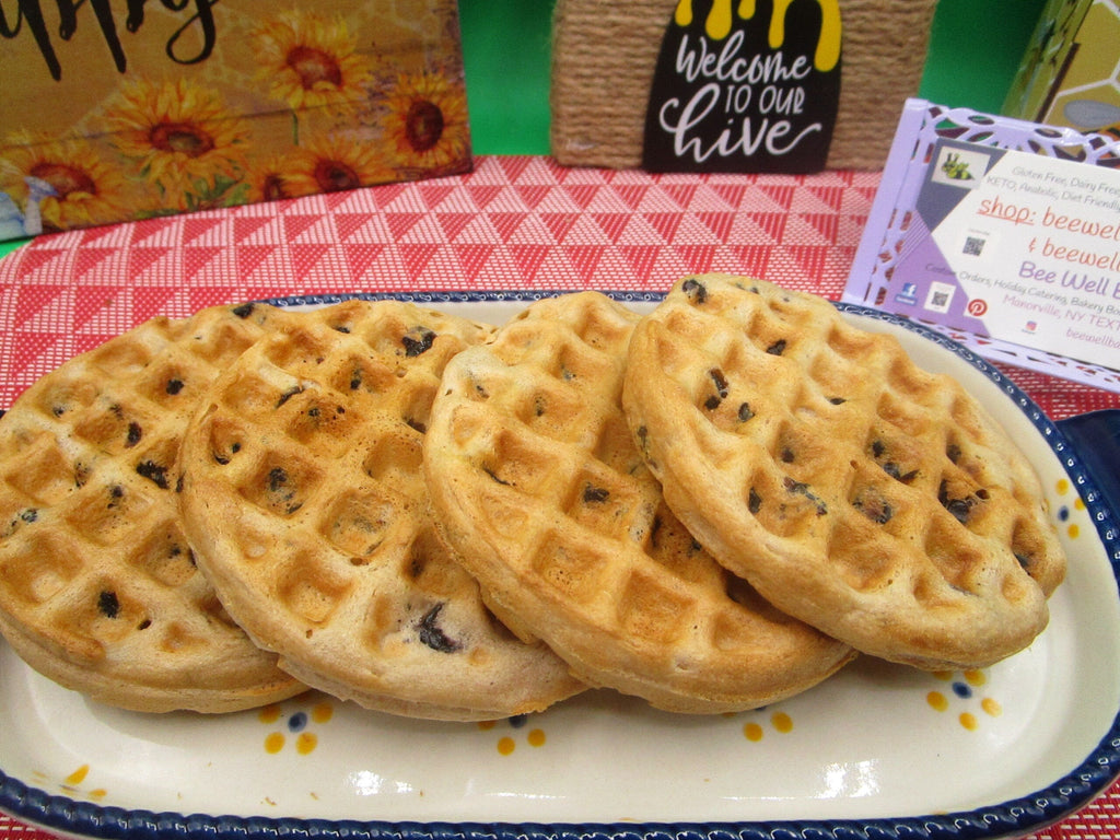 AIP Paleo Waffles, Gluten Free, Grain Free, Vegan, Egg Free, Dairy Free, Nut Free, No Sugar, Cassava Flour, Wellness Gift, Fitness Breakfast