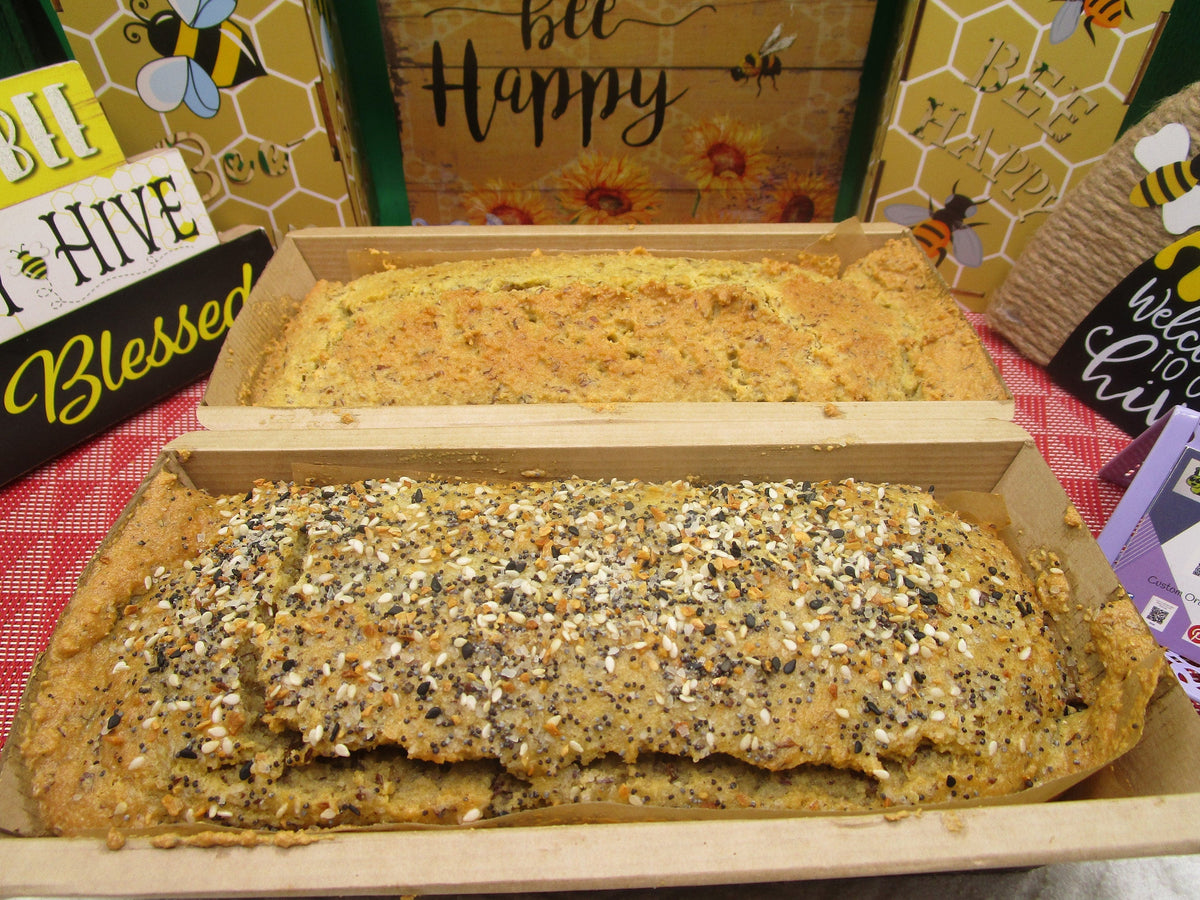 Gluten Free Sandwich Bread, Paleo, Grain Free, Dairy Free, Soy Free, Yeast Free, Preservative Free, Mediterranean, Fiber, KETO, Sugar Free
