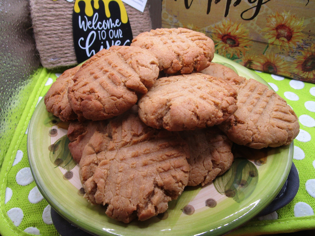 Gluten Free Peanut Butter Cookies, Dairy free, Egg free, Vegan, Organic, No refined sugar, foodie gift, fitness snacks, healthy desserts