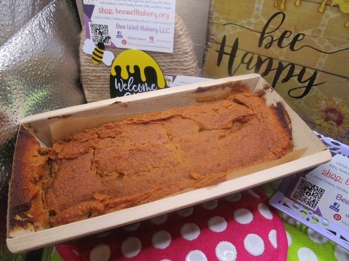 Gluten Free, High Protein Sweet Potato Bread, Sugar Free, Grain Free, Dairy Free, Vegan Collagen, Egg Free, Valentine's Day, Fitness Snacks