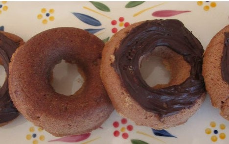 Grain Free Donuts, AIP Paleo, Gluten Free, Dairy Free, Vegan, Carob, Wellness Gifts, Health Snacks, Egg Free, Nut Free, Date Sugar, FODMAP