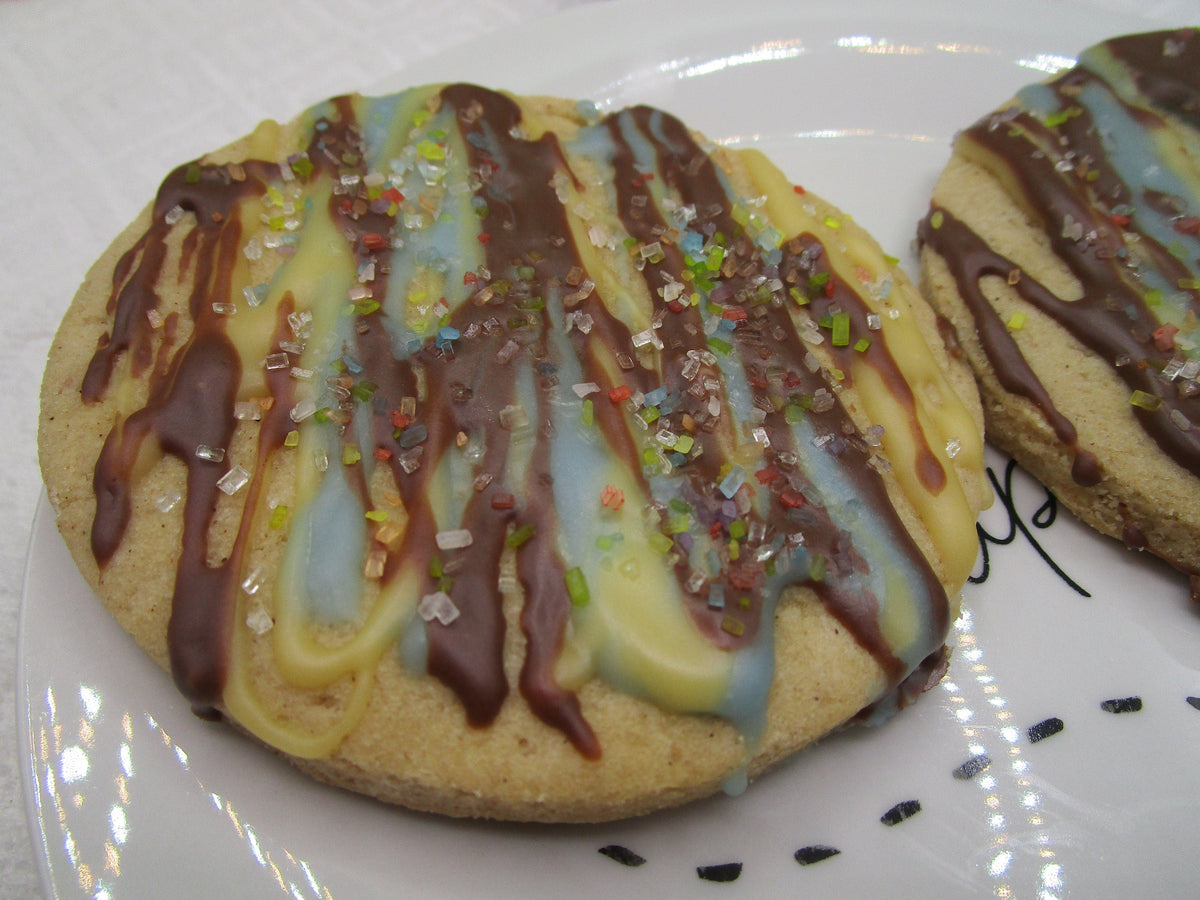 Gluten Free Sugar Cookies, Jumbo, Smores Iced, Dairy Free, Egg Free, Nut Free, Vegan, Birthday Gifts, Allergy Friendly treats, Summer snacks