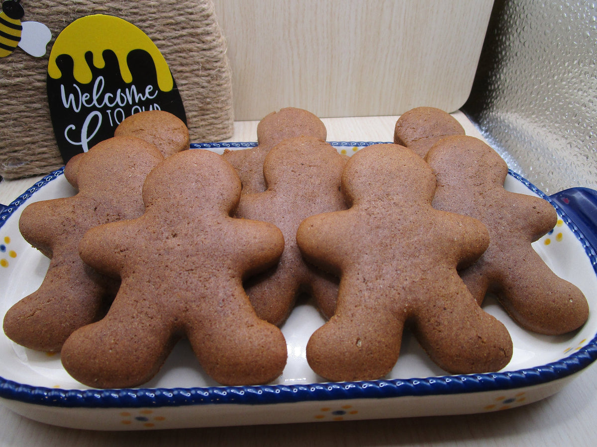 Gluten Free Gingerbread Men Cookies, Vegan, Egg Free, Dairy Free, Holiday Gifts, Christmas in July, Healthy snacks, School Cookie exchange