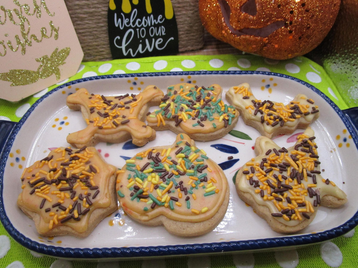 Gluten Free Sugar Cookies, Halloween Gifts, Pumpkin, Dairy Free, Egg Free, Vegan, Soy Free, Trick or Treat, Healthy, Low Fat, School snacks