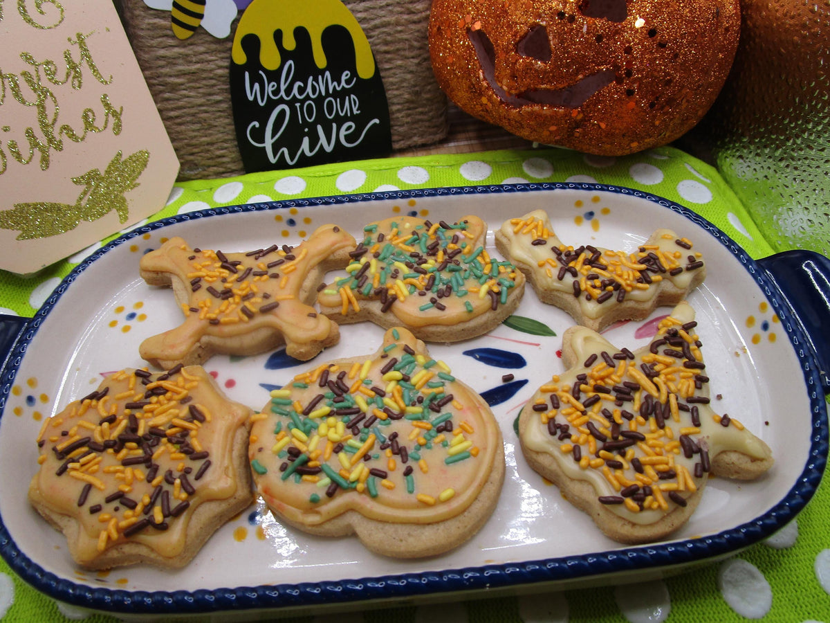 Gluten Free Sugar Cookies, Halloween Gifts, Pumpkin, Dairy Free, Egg Free, Vegan, Soy Free, Trick or Treat, Healthy, Low Fat, School snacks