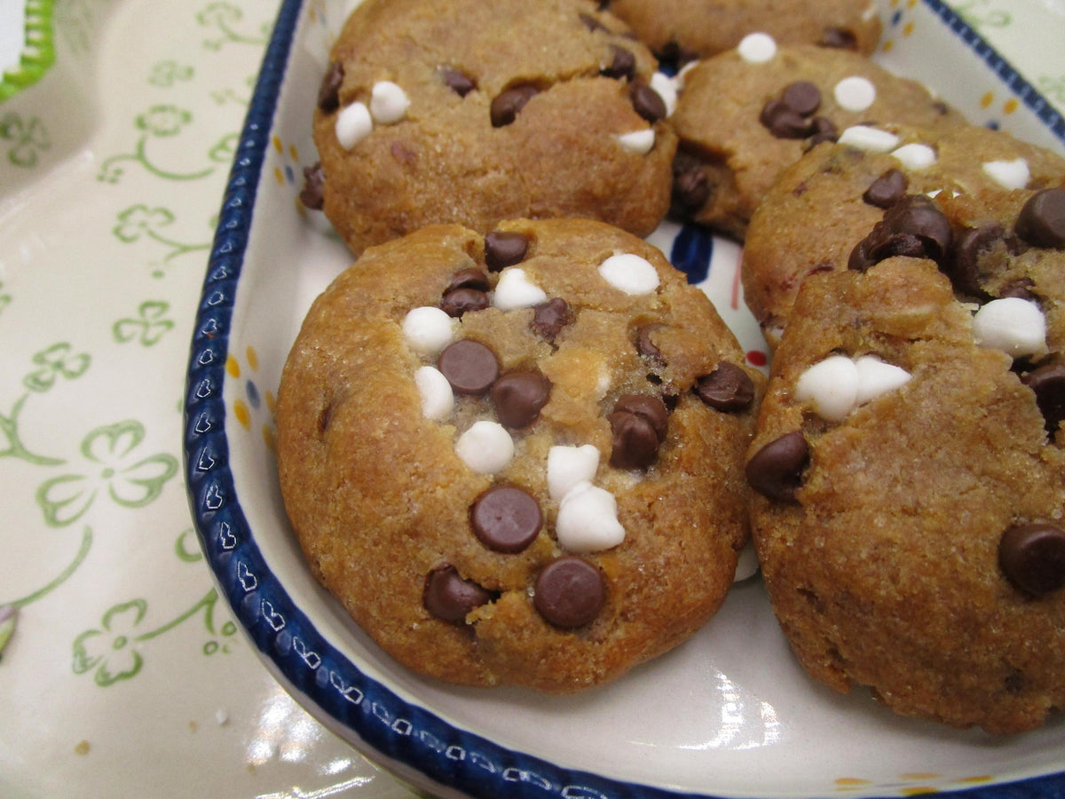 Gluten Free Smores Cookies, Vegan, Dairy Free, Organic, White Chocolate Chip, Egg Free, Nut Free, Soy Free, Cookie Exchange, Healthy snacks