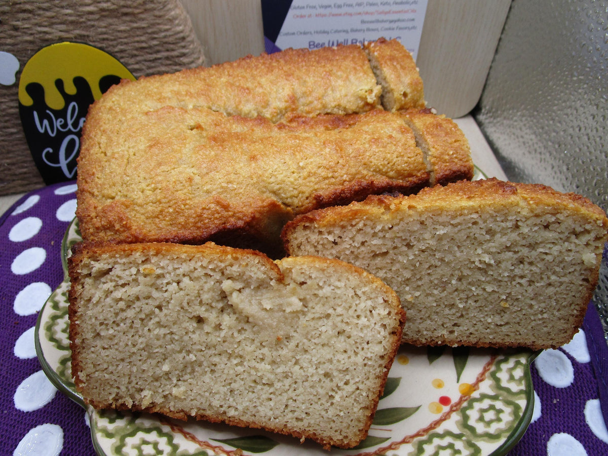 Gluten Free SCD Bread, Grain Free, Dairy Free, Specific Carbohydrate, Low Carb, KETO, Paleo, Yeast Free, Peanut Free, Sugar Free, Soy Free