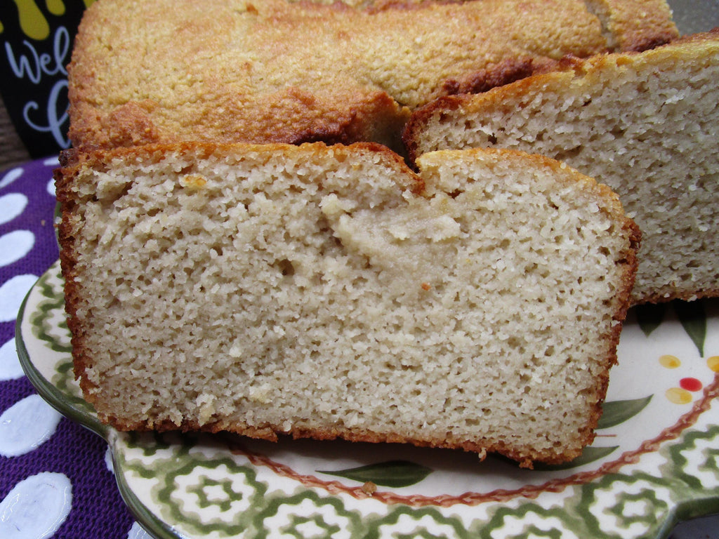 Gluten Free SCD Bread, Grain Free, Dairy Free, Specific Carbohydrate, Low Carb, KETO, Paleo, Yeast Free, Peanut Free, Sugar Free, Soy Free