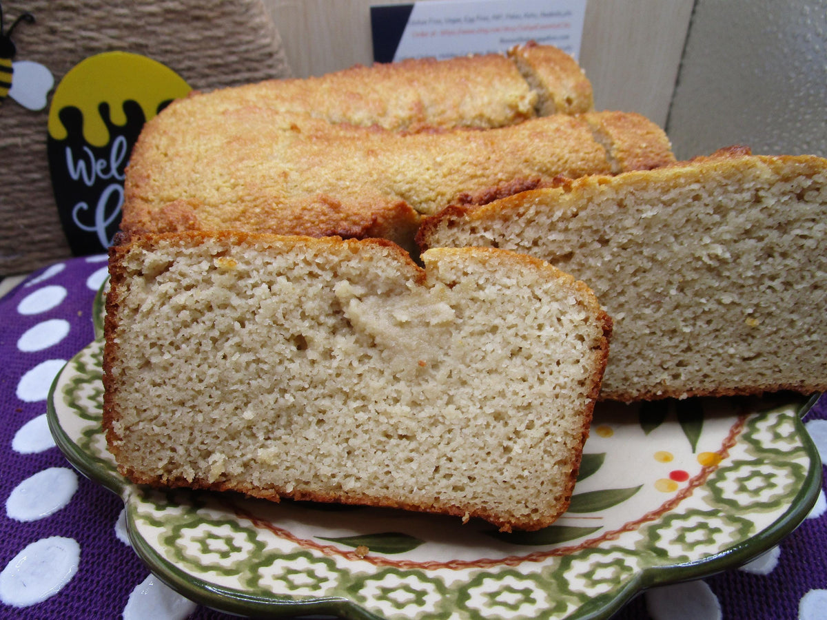 Gluten Free SCD Bread, Grain Free, Dairy Free, Specific Carbohydrate, Low Carb, KETO, Paleo, Yeast Free, Peanut Free, Sugar Free, Soy Free
