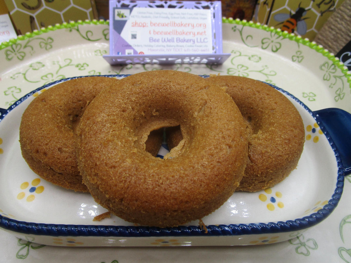 AIP Paleo Donuts, Grain Free, Gluten Free, Dairy Free, Vegan, Soft baked, Maple Sugar, Nut Free, Low FODMAP, Low Sugar, Autoimmune Protocol