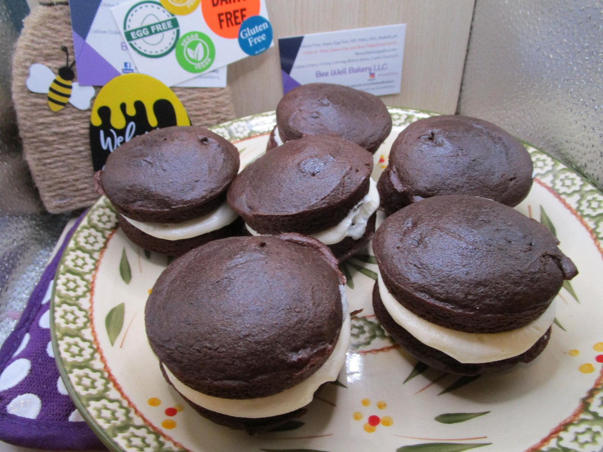 Gluten Free Whoopie Pies, Dairy Free, Vegan, Egg Free, Nut Free, Oat Free, Healthy snacks, Peep Marshmallow, Birthday Gifts, Easter Dessert
