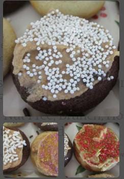 Gluten Free Mini donuts, two bite, maple cream, Vegan, Egg Free, Dairy Free, School Safe, Birthday Gift, Low Fat, Healthy snacks