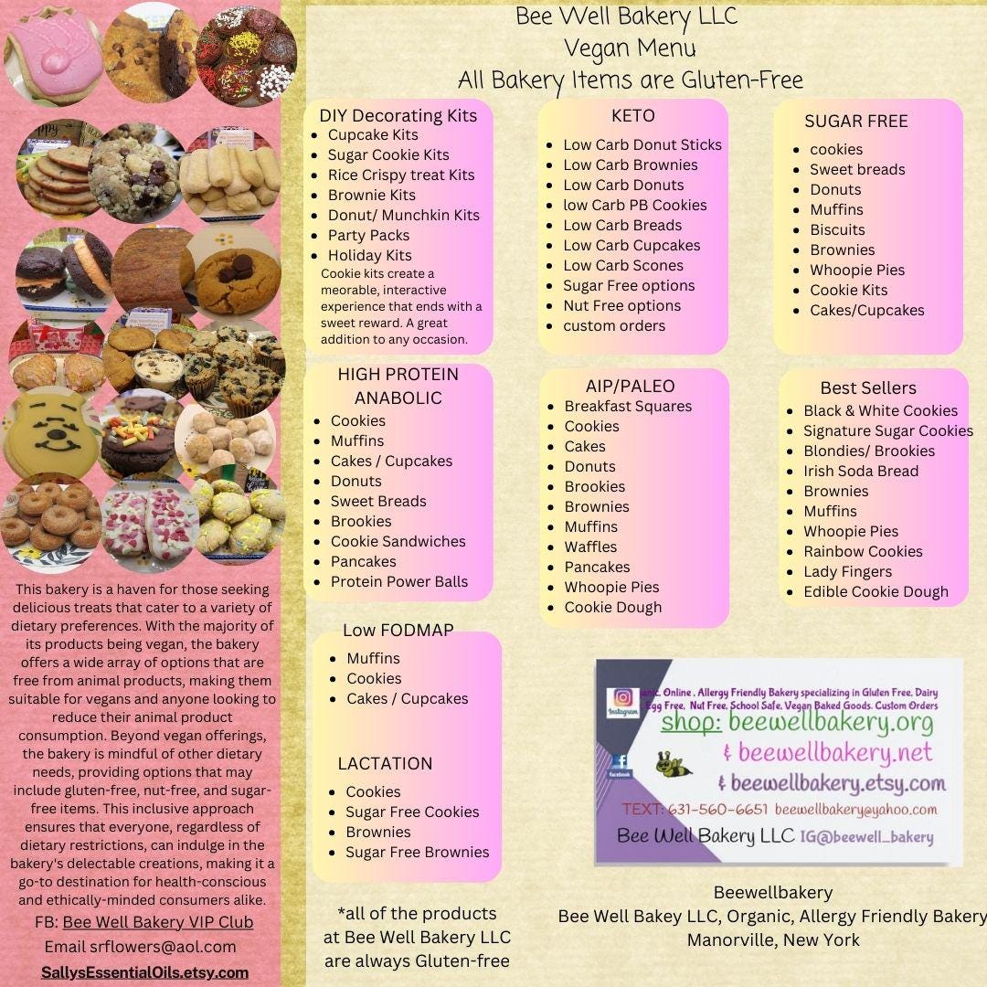 Snack Cakes, SCD, Grain Free, Gluten Free, Dairy Free, Specific Carbohydrate, Low Carb treats, Paleo desserts, Local Honey, Birthday Gifts