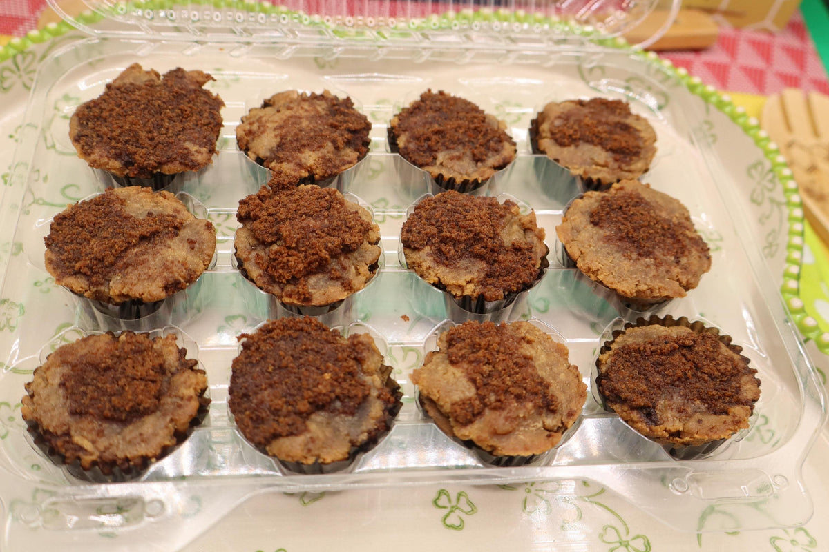 AIP Paleo Cinnamon Streusel Mini Cup, Gluten Free, Egg Free, Dairy Free, Nut Free, Vegan, AIP Protocol, Grain Free, No Refined Sugar Dessert