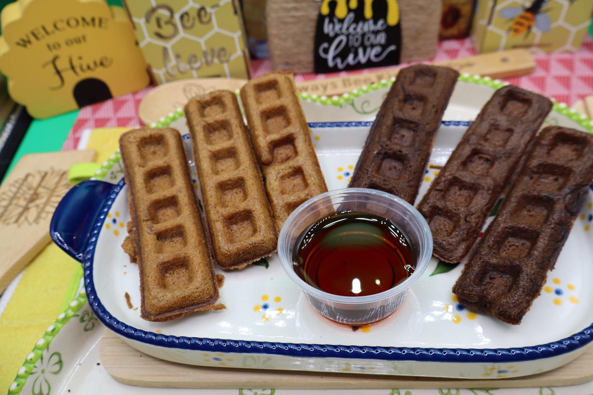 Gluten Free Donut Waffle Sticks, Dairy Free, Egg Free, Vegan, Vanilla, Chocolate, Portable Breakfast, Kid Friendly Treats, School Safe snack