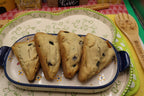 Gluten Free Scones, High Protein, Dairy Free, Sugar Free, Vegan, Nut Free, Egg Free, Fitness Snacks, Wild blueberry, Thanksgiving Deserts