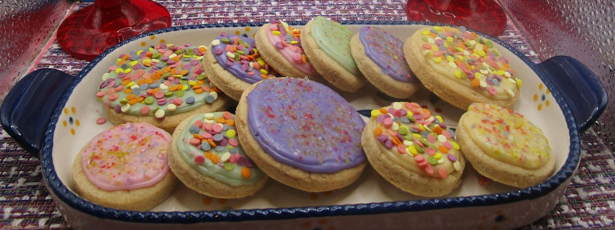 Gluten Free Iced Sugar Cookies, Button Size, Dairy Free, Vegan, Egg Free, Nut Free, Lemon, Chocolate Smores, Birthday Cake, Holiday Party