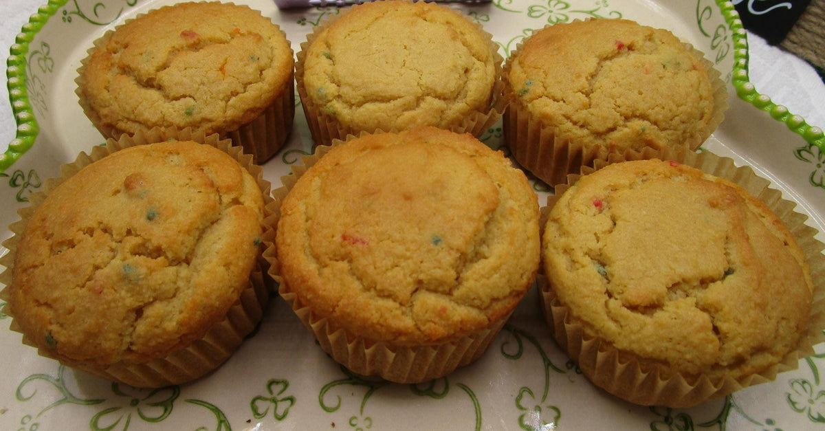 Gluten Free Keto Muffins, Vanilla Birthday Cake, Grain Free, Dairy Free, Sugar Free, Low Carb Fitness Gift, Birthday Brunch, Egg Free, Vegan